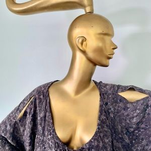 Biya by Johnny Was 100% Silk Blouse, sexy and sophisticated